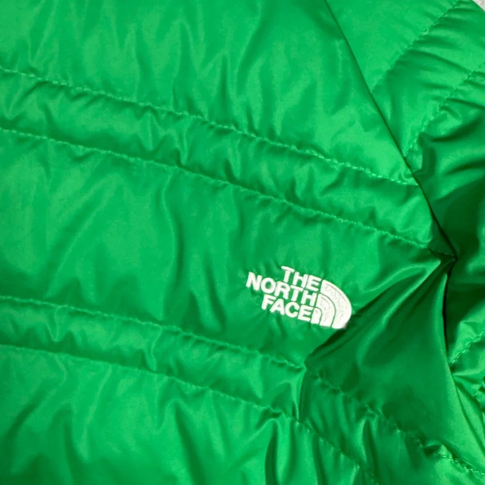 The North Face Alpz 550 Down Jacket Boys XL 18/20 Green Puffer Coat